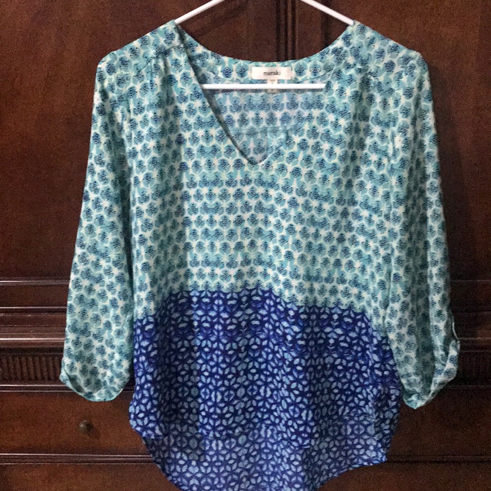 Long sleeve blouse
